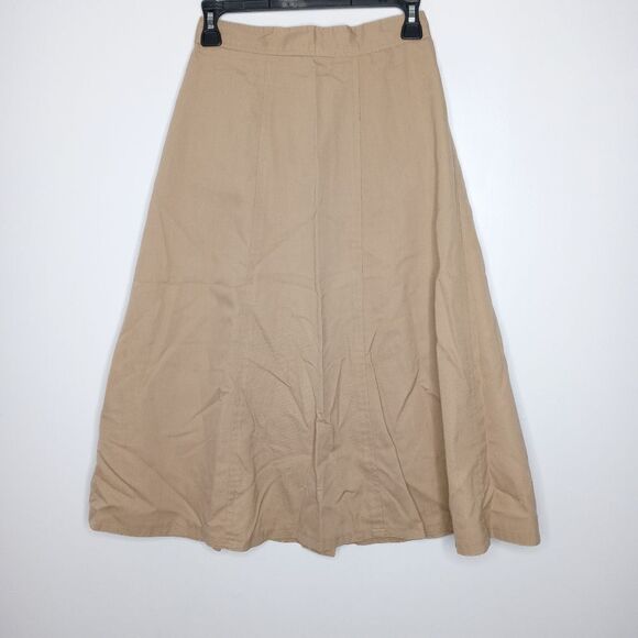Vintage Simon Ellis tan skirt - Picture 6 of 7